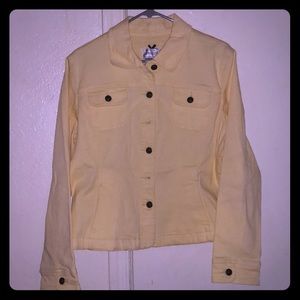 Women’s Denim Yellow Jacket